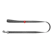 Повідець світловідбиваючий WAUDOG Re-cotton для собак, бавовна, S, 15 мм/200 см, сірий