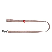 Повідець світловідбиваючий WAUDOG Re-cotton для собак, бавовна, S, 15 мм/300 см, коричневий