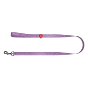 Повідець світловідбиваючий WAUDOG Re-cotton для собак, бавовна, M, 20 мм/200 см, фіолетовий