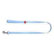 Повідець світловідбиваючий WAUDOG Re-cotton для собак, бавовна, M, 20 мм/300 см, блакитний