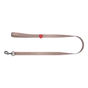 Повідець світловідбиваючий WAUDOG Re-cotton для собак, бавовна, M, 20 мм/300 см, коричневий