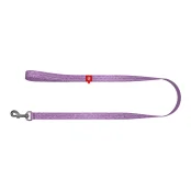 Повідець світловідбиваючий WAUDOG Re-cotton для собак, бавовна, L-XXL, 25 мм/300 см, фіолетовий