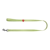Повідець світловідбиваючий WAUDOG Re-cotton для собак, з QR паспортом, бавовна, S, 15 мм/300 см, салатовий