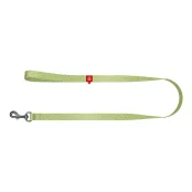 Повідець світловідбиваючий WAUDOG Re-cotton для собак, з QR паспортом, бавовна, L-XXL, 25 мм/500 см, салатовий