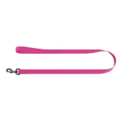 Повідець водостійкий WAUDOG Waterproof для собак, світиться, метал, L-XXL, 15 мм/305 см, рожевий