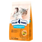 Сухий корм Клуб 4 Лапи Premium для котів з чутливим травленням, 2 кг