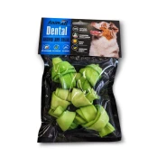 Кость AnimAll Dental мюнхенская узловая, для собак, со спирулиной, 8-9 см, 3 штуки