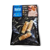 Лакомство AnimAll Dental трубочка рулетик, для собак, с мясом курицы, 7-8 см, 3 штуки