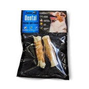 Лакомство AnimAll Dental трубочка рулетик, для собак, с мясом курицы, 9-10 см, 2 штуки