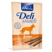 Лакомство LifeDog Deli Snack для собак, палочки с курицей, 3 шт, 33 г