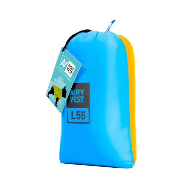 Двусторонняя куртка AiryVest для собак, "Colors of freedom", L55