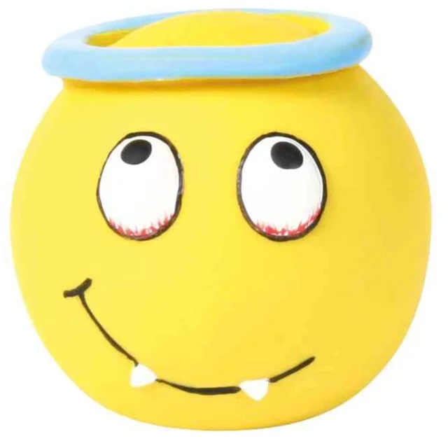 Игрушка Trixie Ball Smiley, мяч с рожицей, для собак, 6 см