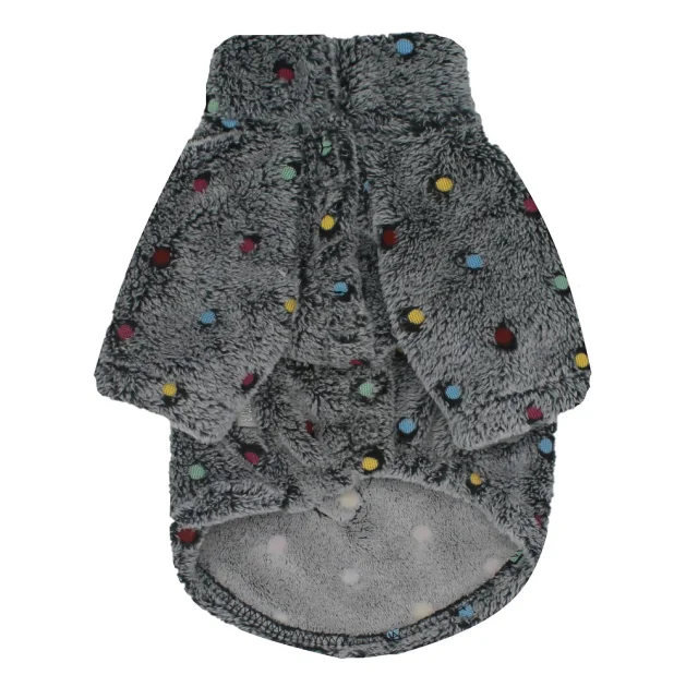 Батник Paw Star Bonibon Plush для собак, розмір XL, сірий