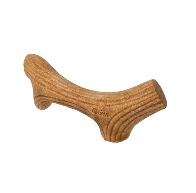 Іграшка GiGwi Wooden Antler Ріг жувальний для собак, розмір XS, коричневий