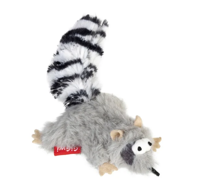 Игрушка GiGwi Catch&Scratch Енот для кошек, с кошачьей мятой, 8 см
