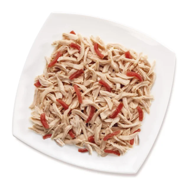 Вологий корм LifeCat Chicken With Ham для дорослих котів, філе курки та курячої шинки, 70 г