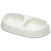 Подвійна миска Moderna Sensibowl для котів, біла, 2×200 мл