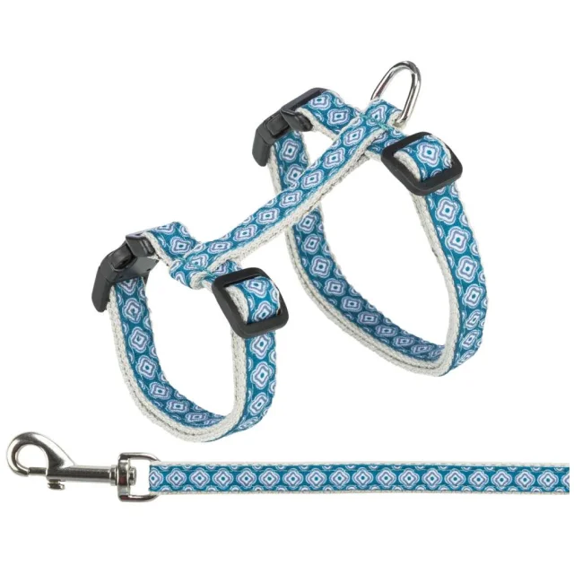 Шлея з повідцем Trixie Harness with Lead для котів, 13 мм/27–45 см
