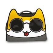 Рюкзак Croci Catmania Tomodachi для котів до 10 кг, сірий, 40×20×36 см