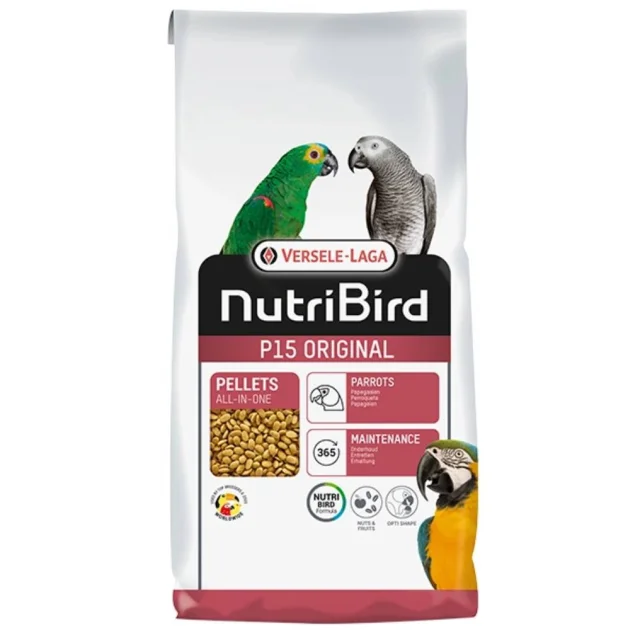 Корм Versele-Laga NutriBird P15 Original для великих папуг, 10 кг