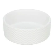 Миска Trixie Ceramic Bowl для собак і кішок, кераміка, біла, 0.9л/16 см