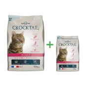 Сухий корм Pro-Nutrition Flatazor Crocktail Adult With Turkey для дорослих котів, з індичкою, 10+2 кг, Акція