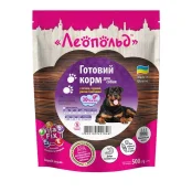 Влажный корм Леопольд Готовый корм для собак, с ягненком, курицей и рисом с овощами, 500 г