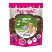 Влажный корм Леопольд Готовый обед для собак с птицей и овощами, 500 г