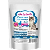 Вологий корм Леопольд м'ясний для кошенят, з птицею, 85 г