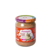 Вологий корм Леопольд м'ясний раціон для котів, з кроликом, 460 г