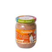 Консервы Леопольд Мясные деликатесы для собак, с мясом ягнят, 500 г