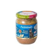 Консерви Леопольд М'ясні делікатеси для котів, з птицею, 500 г