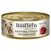 Влажный корм Bastteto для собак, с говядиной, рубцом и овощами, 85 г