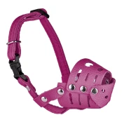 Намордник Kareline для собак маленьких пород, из мягкой кожи, с пластиковой пряжкой, XS, 3.5 см/10.5 см