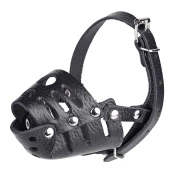 Намордник Kareline для собак малых пород, из ременной кожи, закрытый, S