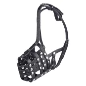 Намордник-сетка Kareline для добермана и колли, из ременной кожи