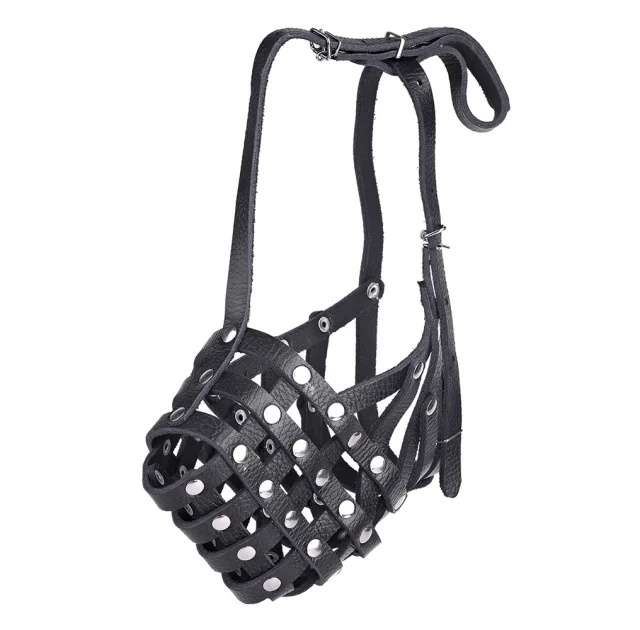 Намордник-сетка Kareline для ротвейлера, из ременной кожи