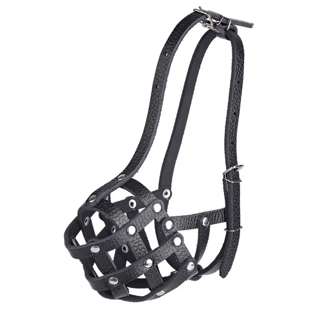 Намордник-сетка Kareline для маленьких пород, из ременной кожи