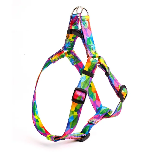 Шлея Kareline для собак, нейлон, з пластиковою пряжкою, візерунок Keeper, 2.5 см/50-68 см/50-72 см