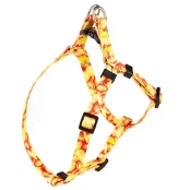 Шлея Kareline для собак, нейлон, з пластиковою пряжкою, візерунок Money, 1.5 см/35-48 см/40-57 см