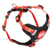 Шлея Kareline для собак, нейлон, с логотипом и пластиковой пряжкой, узор Hearts, 1×22-30 см/28-38 см