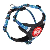 Шлея Kareline для собак, нейлон, с логотипом и пластиковой пряжкой, узор UFO, 1×22-30 см/28-38 см