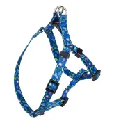 Шлея Kareline для собак, нейлон, с пластиковой пряжкой, узор UFO, 1.5 см/35-48 см/40-57 см