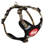 Шлея Kareline для собак, нейлон, с логотипом и пластиковой пряжкой, узор Afro, 1.5 см/32-48 см/40-50 см