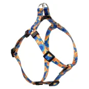 Шлея Kareline для собак, нейлон, з пластиковою пряжкою, візерунок Sunflowers, 1 см/24-30 см/26-40 см