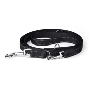 Повідець-перестібка Kareline для собак, зі світловідбивною нтикою, нейлон, 1×140/240 см