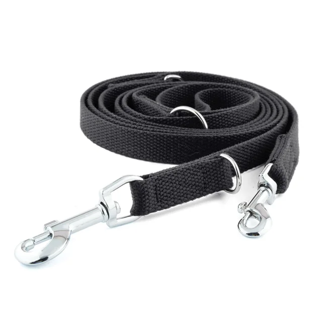 Повідець-перестібка Kareline для собак, полікотон, зі спец карабіном, 2.5×140/240 см