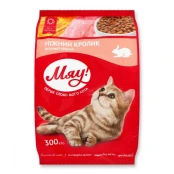 Сухий корм Мяу для котів, з кроликом, 300 г