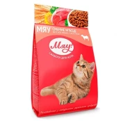 Сухий корм Мяу для котів, м'ясний, 900 г
