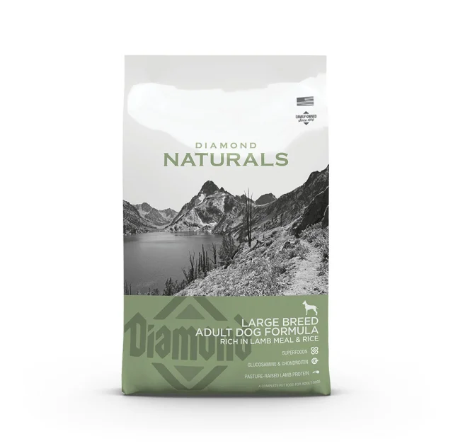 Сухий корм Diamond Naturals Adult Dog Large Breed Lamb&Rice для взрослых собак крупных пород, ягненок с рисом, 15 кг